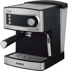 Espressor cafea Samus Espressimo 20 Silver 1.6 litri 20 Bari 850W foto