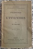 Psychologie de l'invention - Fr. Paulhan// 1923