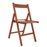 Scaun pliant Basic - cadru cires