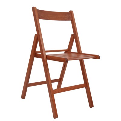Scaun pliant Basic - cadru cires foto