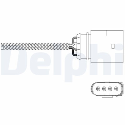DELPHI ES20338-12B1 Sonda Lambda foto