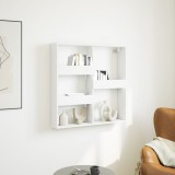 VidaXL Dulap de perete, alb, 80x15x80 cm, lemn prelucrat