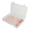 Trusa saibe din cupru 580 piese, dimensiuni 4x8 pana la 30x36 mm, Breckner Germany
