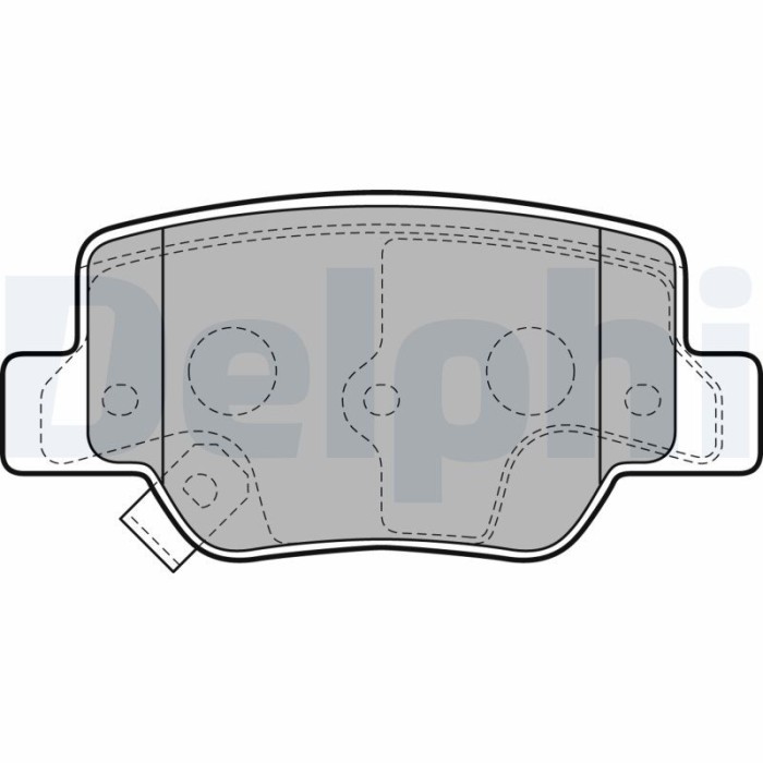 DELPHI LP2193 set placute frana,frana disc