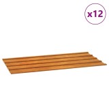 Cumpara ieftin Panouri de acoperis, 12 buc., ruginiu, 80x44 cm, otel corten