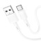 Cablu USB Hoco X83, USB-A la Type-C, 1m, 3A, Alb
