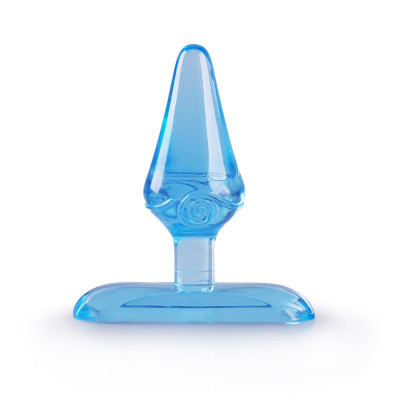 Dop Anal Mini Pleasure, Albastru, 6.5 cm, Mokko Toys foto