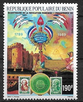 B1961 - Benin 1989 - neuzat,perfecta stare foto