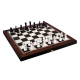 Set joc table si sah din lemn cu piese din plastic &ndash; 2 in 1, 6+ ani