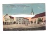 CP Odorheiu Secuiesc - Colegiul reformat si biserica, circulata, animata, Printata