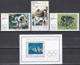 Germania RDG 1980 - Jocurile Olimpice - Moscova, Serie + Colita, MNH, Nestampilat