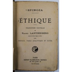 ETHIQUE par SPINOZA, PARIS