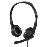 Casti cu microfon Hama HS-P150, Negru