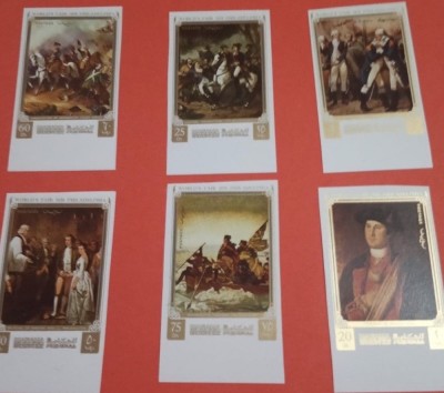 MANAMA, PICTURI ISTORICE - SERIE COMPLETĂ MNH IMPERF. foto