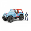 BRUDER - JEEP CROSS COUNTRY DE CURSE ALBASTRU