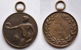 Medalion - premiu sport anul 1936, competitie, medalie veche Transilvania #2