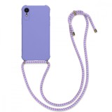 Husa pentru iPhone XR, Silicon, Mov, 49917.108