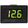Voltmetru LED 3-30Vdc 35x23x20mm verde