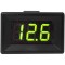Voltmetru LED 3-30Vdc 35x23x20mm verde