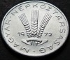 Moneda 20 FILERI / FILLER - RP UNGARA / Ungaria Comunista, anul 1972 * cod 3679, Europa, Aluminiu