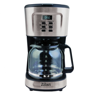 Filtru cafea digital Zilan, 900 W, 1.5 l, programare si amanare foto