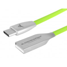 Cablu De Incarcare Si Sincronizare, 120 Cm, Usb&amp;gt; Usb-c, Verde Carmotion 58633GN