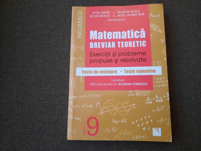 Petre Simion - Matematica. Breviar teoretic. Exercitii si probleme propuse IX A
