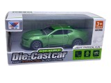 Macheta Chevrolet Camaro verde replica 1:43 cu sunet, lumini, resort