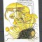 Guinee 1995 Mushrooms, perf. sheet, used AB.045