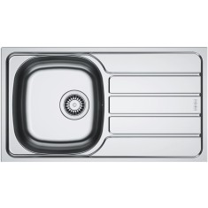 Chiuveta bucatarie inox Franke SKN 611-78/44 DR, dreptunghiulara, 1 cuva si picurator pe partea dreapta, 78x43.5x15 cm, adancime cuva 15 cm, Inox luci