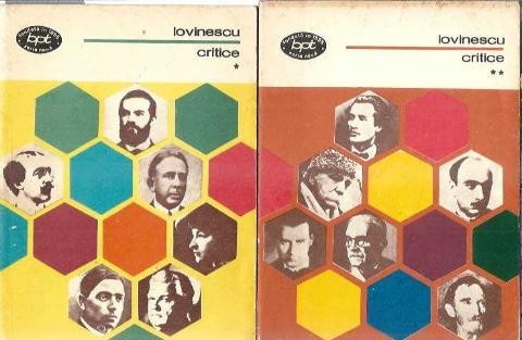 Critice (2 volume) - Eugen Lovinescu