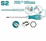 Surubelnita Phillips- PH2 - 6.0mm TOTAL - 150mm INDUSTRIAL