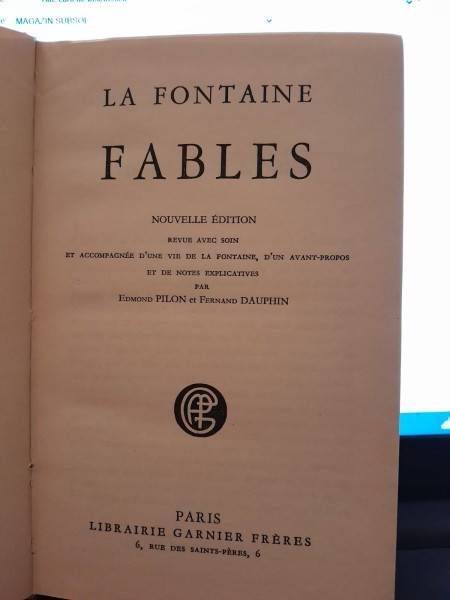 La Fontaine - Fables