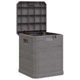 vidaXL Ladă de depozitare pentru grădină, maro, 90 L