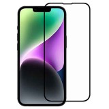 Cumpara ieftin Folie Sticla Tempered Glass iPhone 14 Pro Max 6.7 2.5D Full Glue Fullcover Black