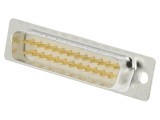 D-Sub 25 Pin Mufă Tată Lipire Aurită Albă