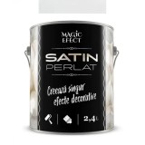 Vopsea decorativa Magic Efect Satin Perlat Power Almond 2.4 L + Trafalet Gratuit