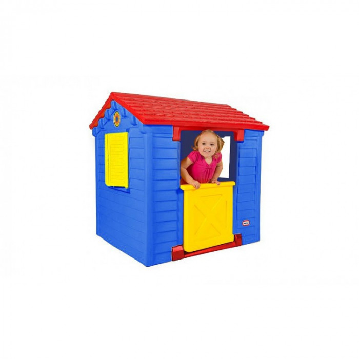 Prima mea casuta de joaca-albastra Little Tikes