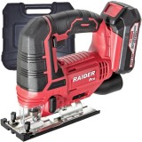 Raider RDP-SJS20 - Fierastrau pendular cu 1 acumulator Li-Ion 20 V 2 Ah valiza plastic