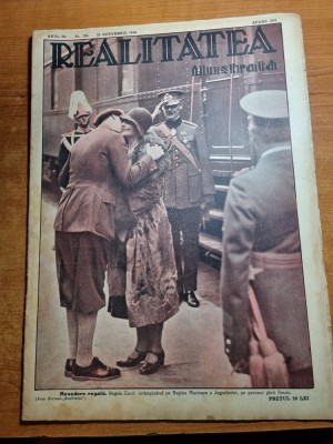 realitatea ilustrata 23 octombrie 1930-regele carol al 2-lea,strazile capitalei foto