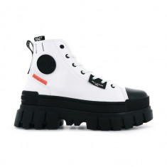 Palladium tenisi Revolt Hi Tx femei, culoarea alb