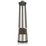 Rasnita electrica pentru sare si piper din inox &ndash; 22,5 cm, cu buton Handy KitchenServ