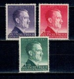 Generalgouvernement, ocupatia germana in Polonia 1943 - Aniversarea lui Hitler, serie neuzata