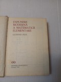 Expunere Moderna A Matematicii Elementare - Lucienne Felix