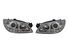 Set faruri tuning SUBARU IMPREZA (GD/GG), 10.2005-09.2007, Taiwan, partea stanga+dreapta, pozitie pe LED;tip bec H1+H1; manual; transparent, argintiu