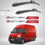 Cumpara ieftin Ștergătoare Renault Master Furgon L3H3 (2003&ndash;2006) Flat | Set față &ndash; TeamCar&reg;