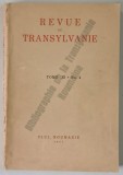 REVUE DE TRANSYLVANIE , BIBLIOGRAPHIE DE LA TRANSYLVANIE ROUMAINE , TOME III , NO. 4 , 1937