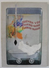 COLOURED WATER , CATALOG DE EXPOZITIE COLECTIVA , TEXT IN MAGHIARA , ENGLEZA , GERMANA , 1993, COPERTA FATA CU DEFECT*