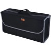 Organizator portbagaj Linomag&reg;, Prevazut cu banda velcro pentru fixare, 50x24x17cm, Negru