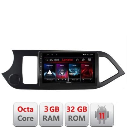 Navigatie Kia Picanto 2011-2015 D-217 Octa Core cu Android Radio Bluetooth Internet GPS WIFI DSP 3+32 GB 4G KI LENOVO LITE CarStore Technology